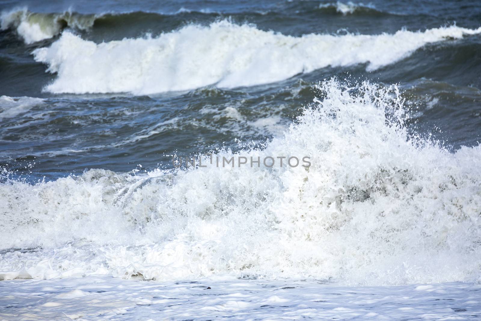 An image of a stormy ocean scenery background