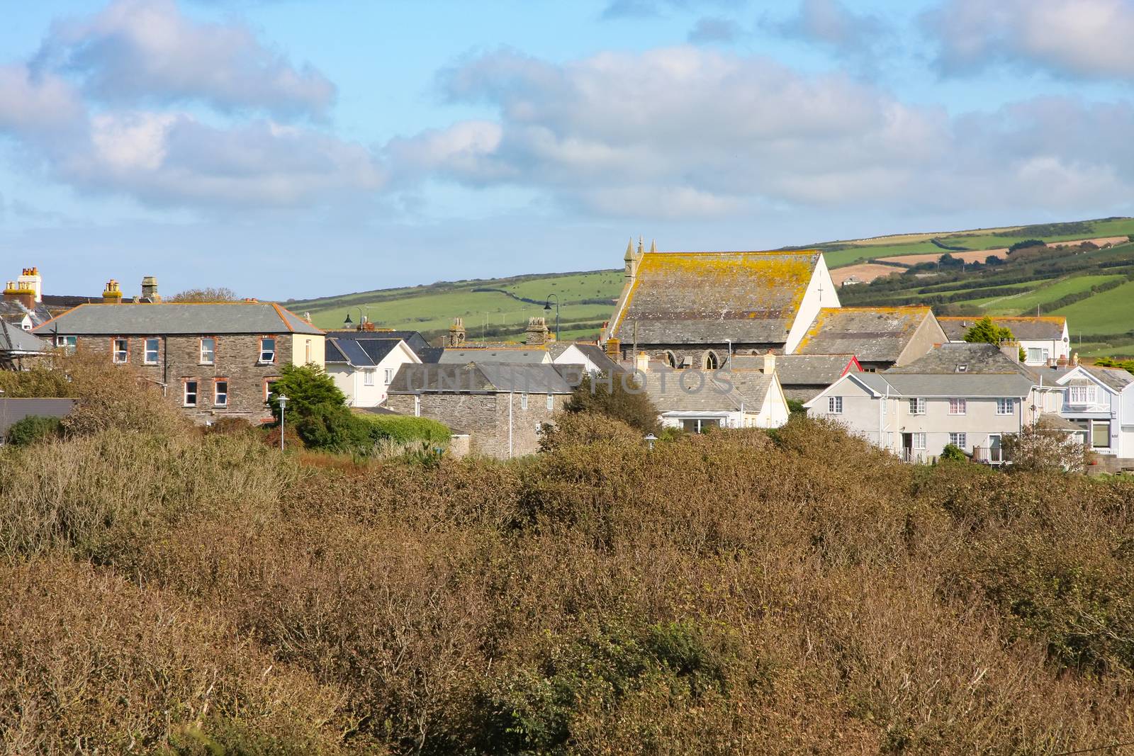 A photography of a cornwall landscape scenery