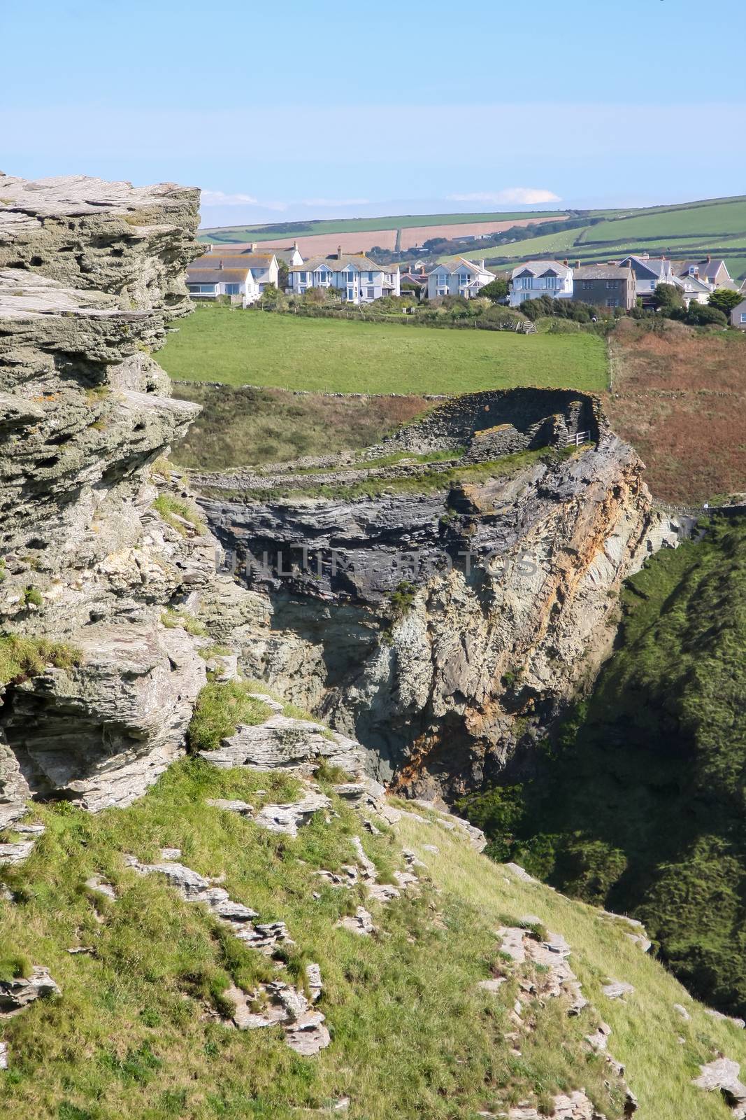 A photography of a cornwall landscape scenery