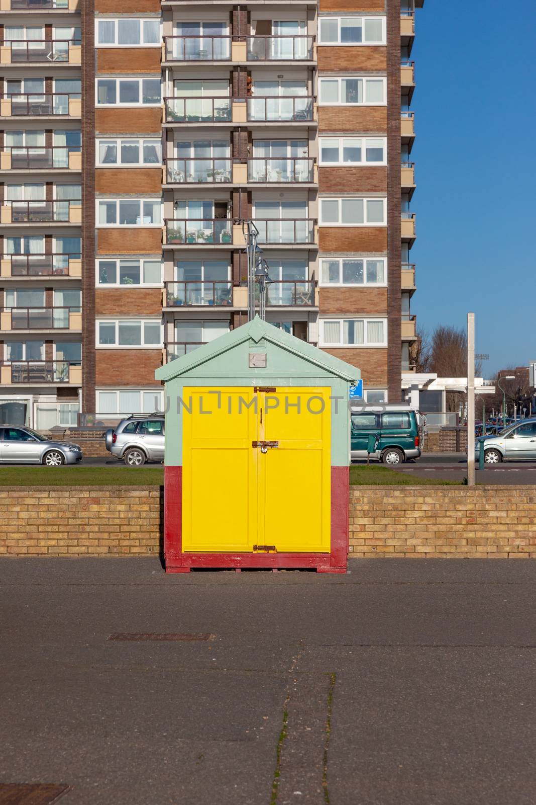 Colorful Brighton beach hut by magann