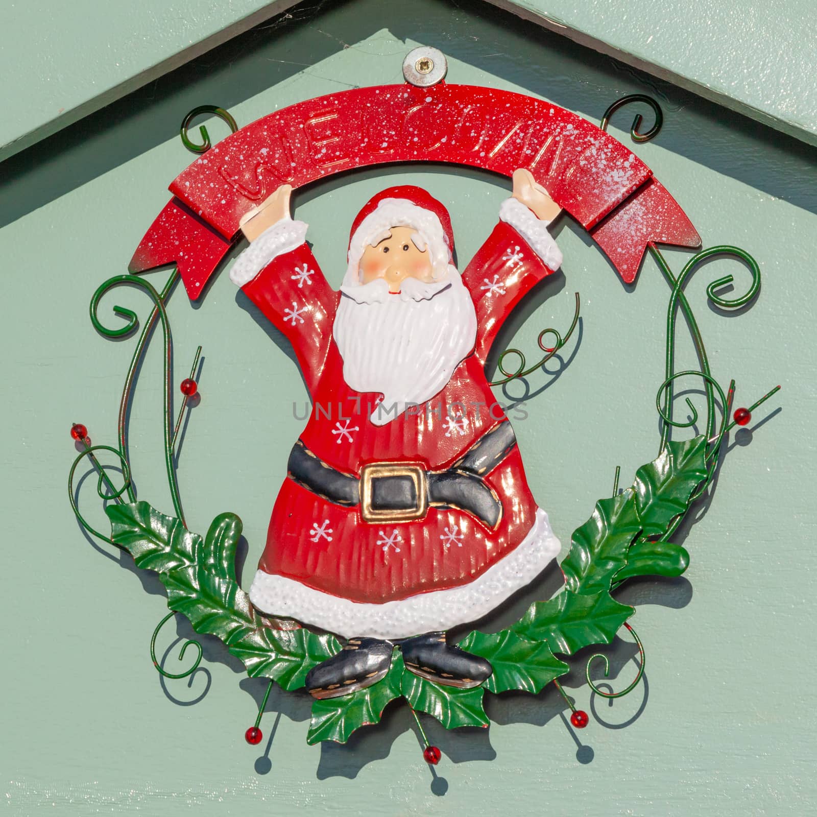 beautiful christmas santa decoration by magann