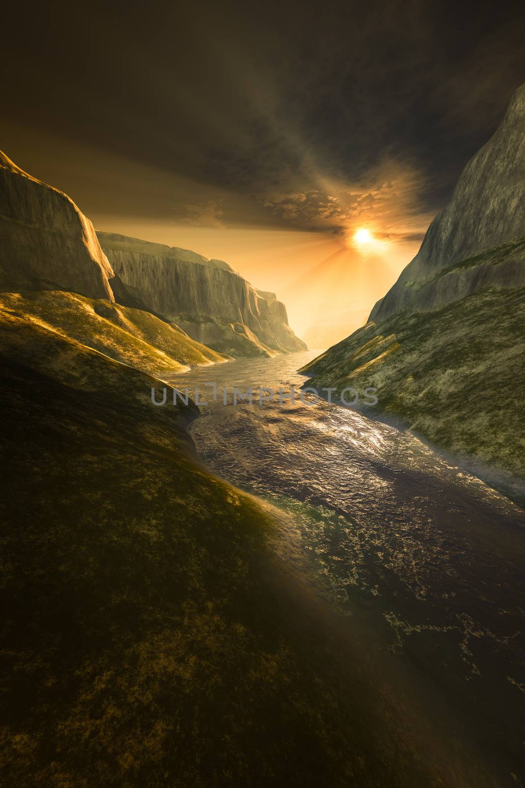 Fantasy Canyon Sunset by magann
