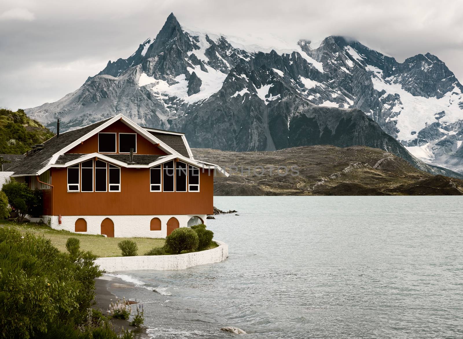 Lake Pehoe, Torres Del Paine National Park, Patagonia, Chile