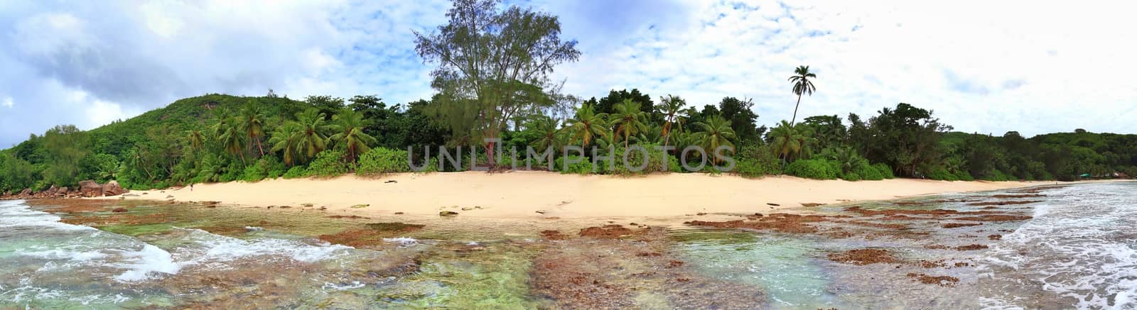 Stunning high resolution beach panorama taken on the paradise is by MP_foto71