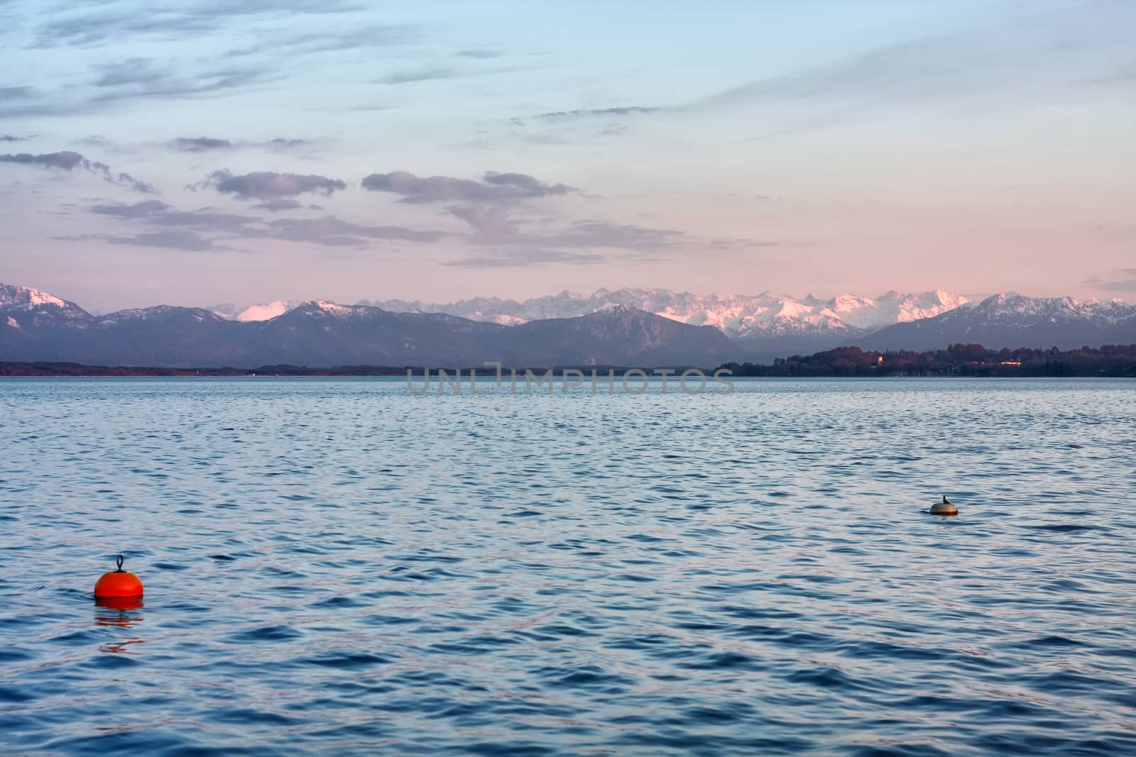 Alps at Starnberg lake by magann