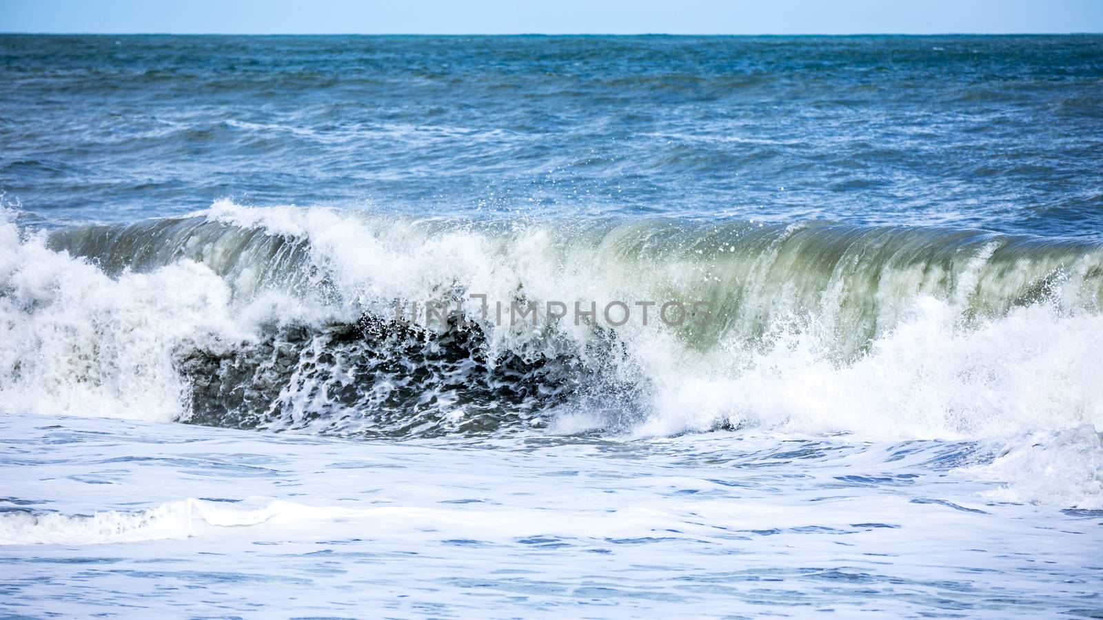 stormy ocean scenery background by magann