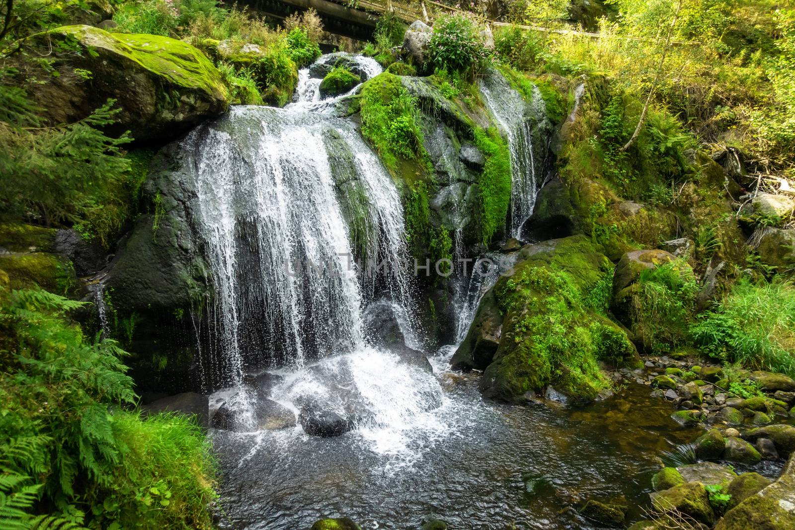 An image of the waterfall at Triberg in the black forest area Germany