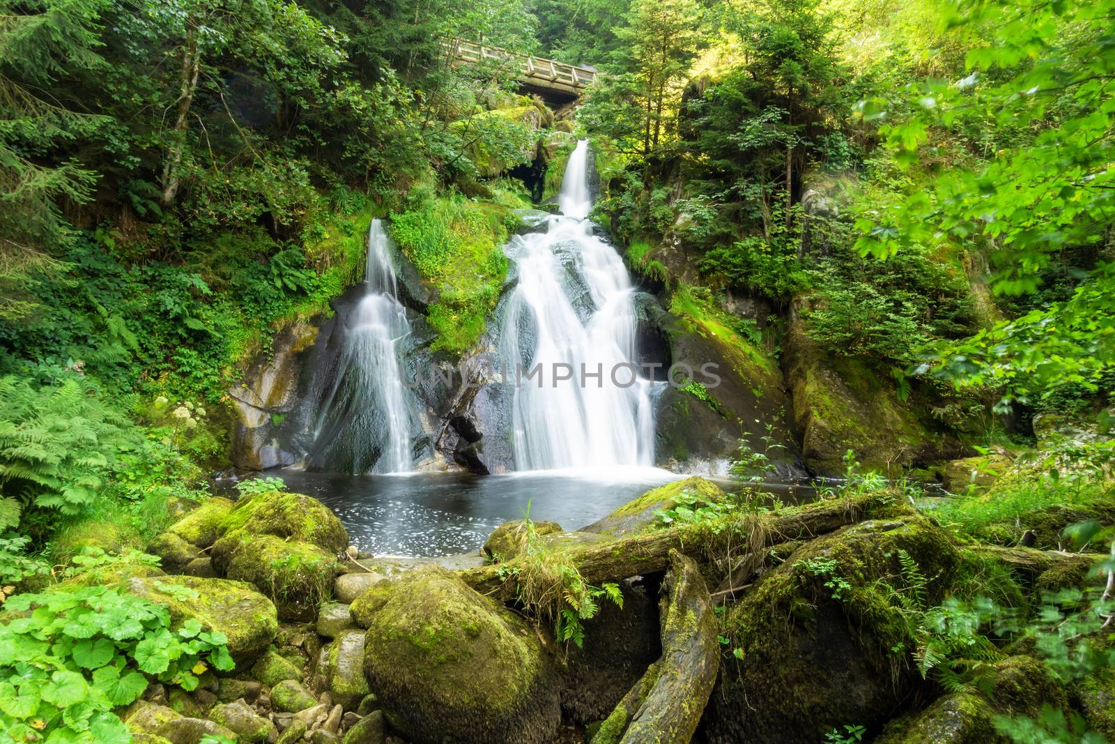 An image of the waterfall at Triberg in the black forest area Germany