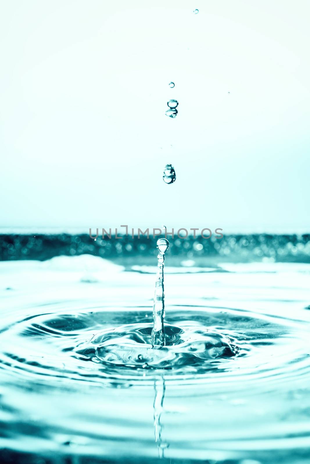 water drop background by magann