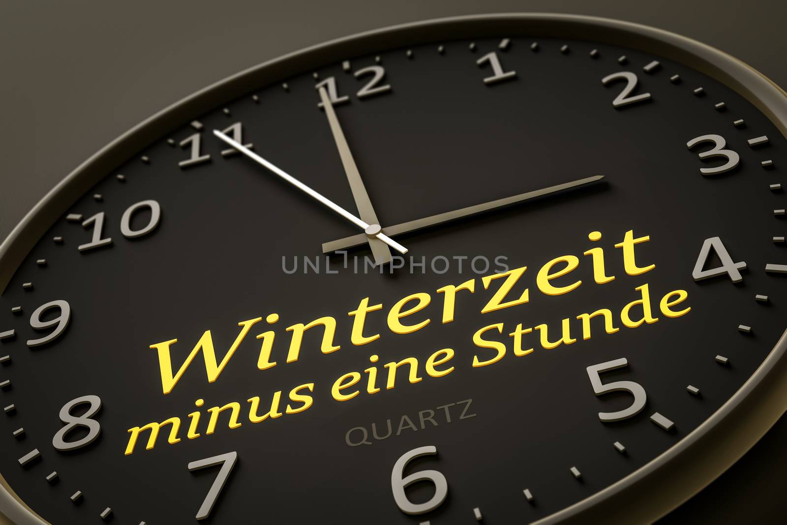 daylight saving winter time minus one hour modern black clock st by magann