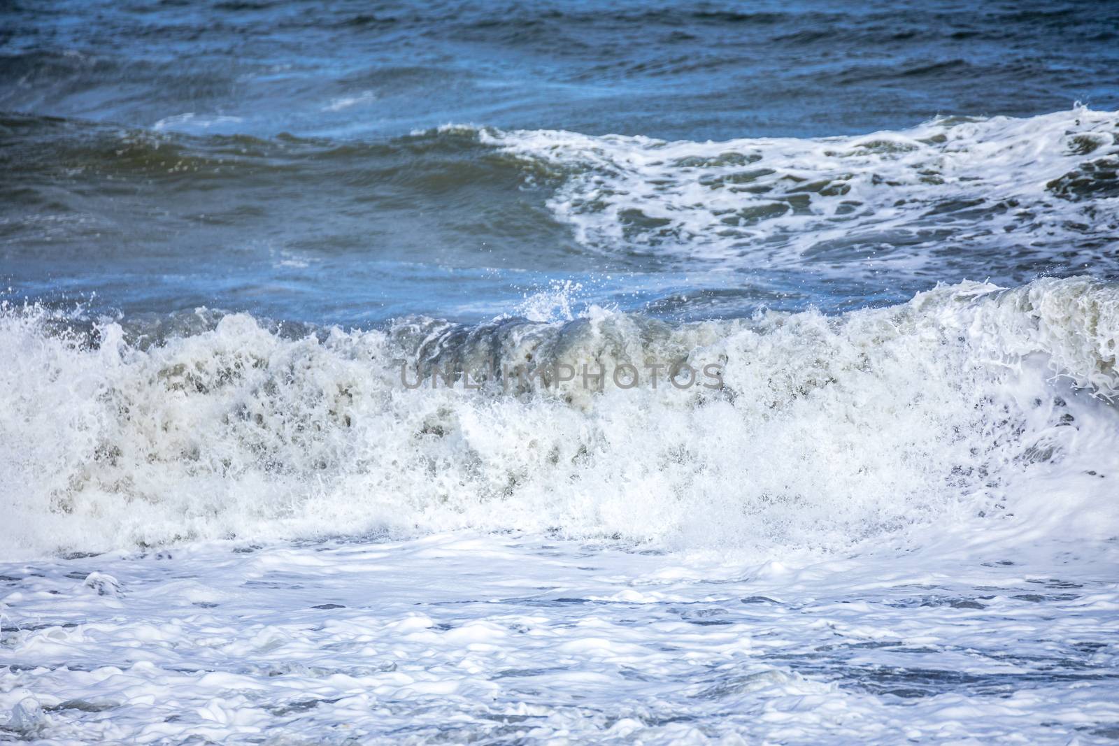 stormy ocean scenery background by magann