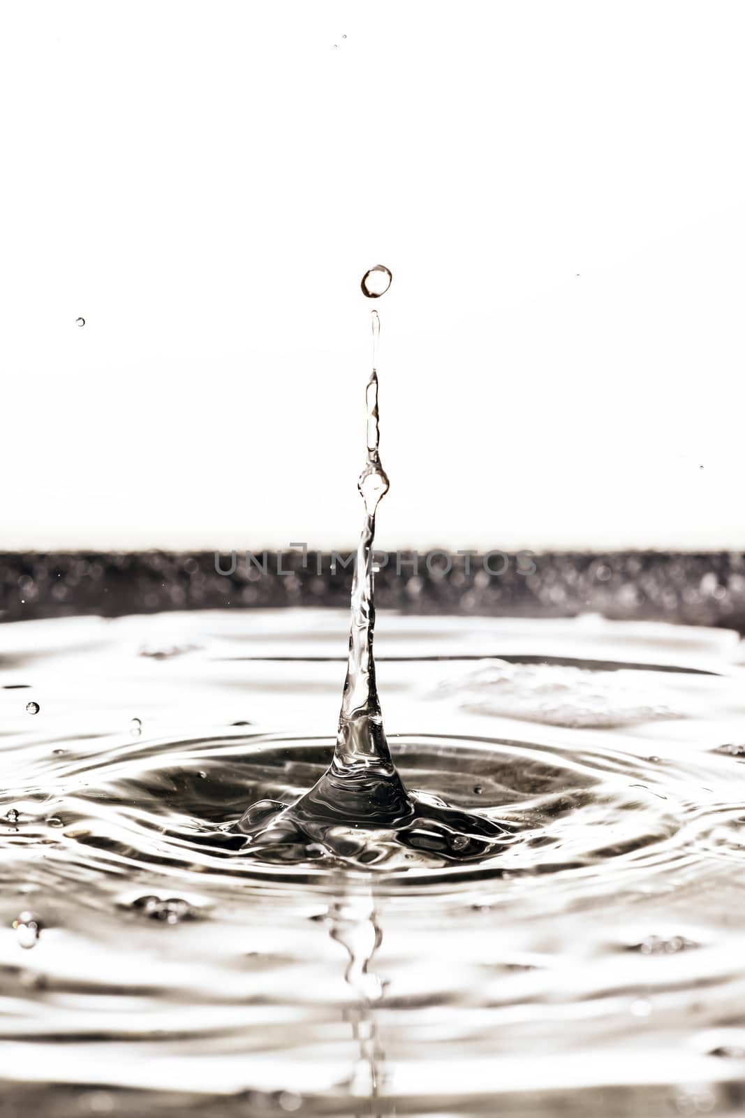 black water drop background by magann