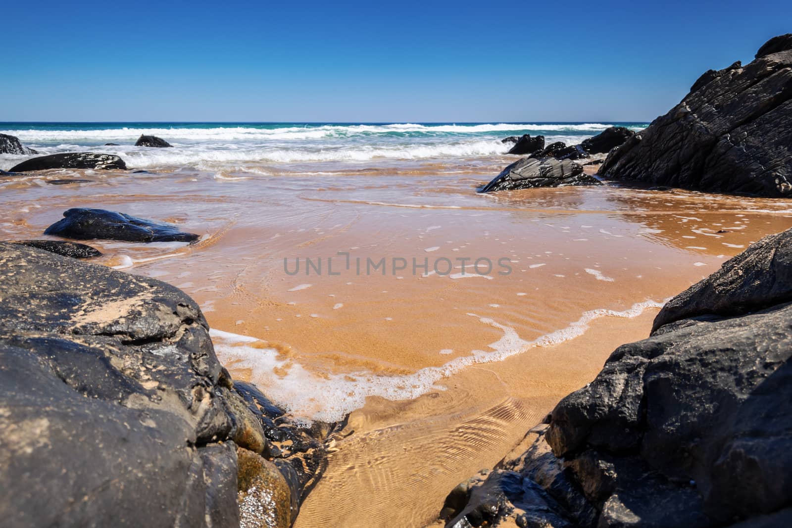 beach in south Australia near Victor Harbor by magann