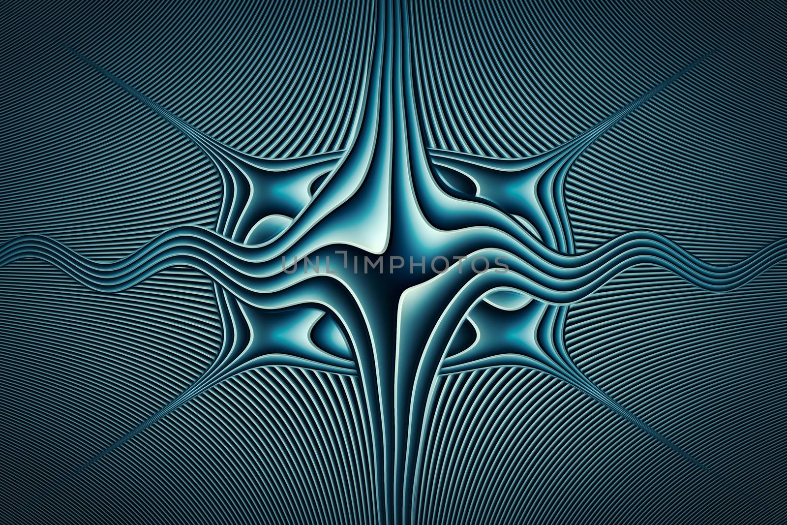 abstract waves and lines background by magann