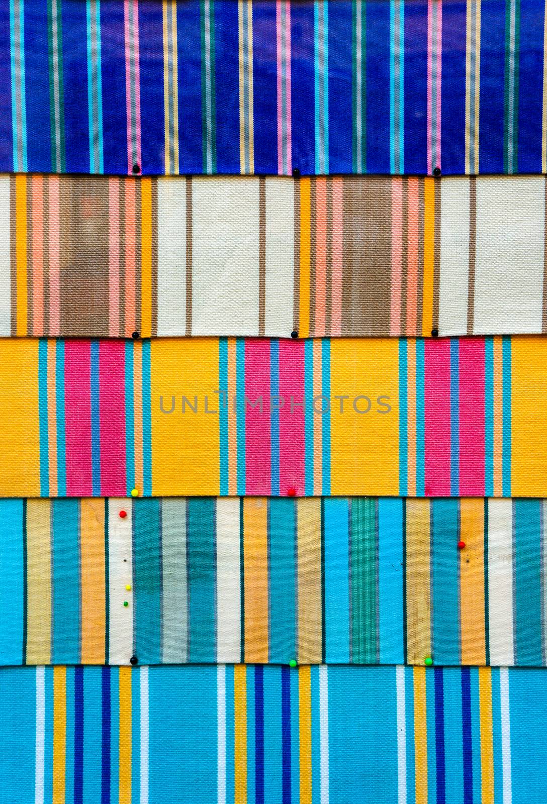 Abstract and vibrant colourful fabric backdrop by sara_lissaker