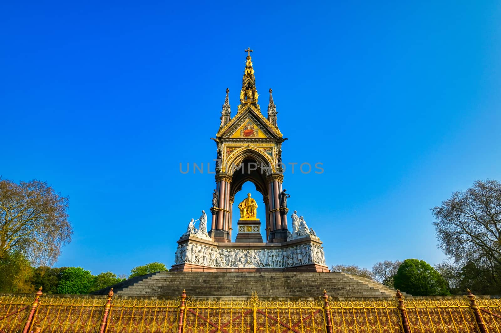 The Albert Memorial, located in Kensington Gardens, London, UK by jbyard22