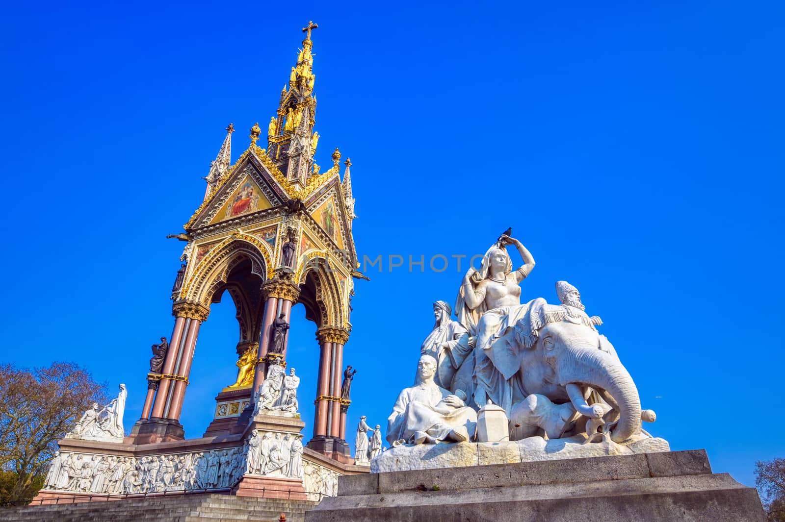 The Albert Memorial, located in Kensington Gardens, London, UK by jbyard22