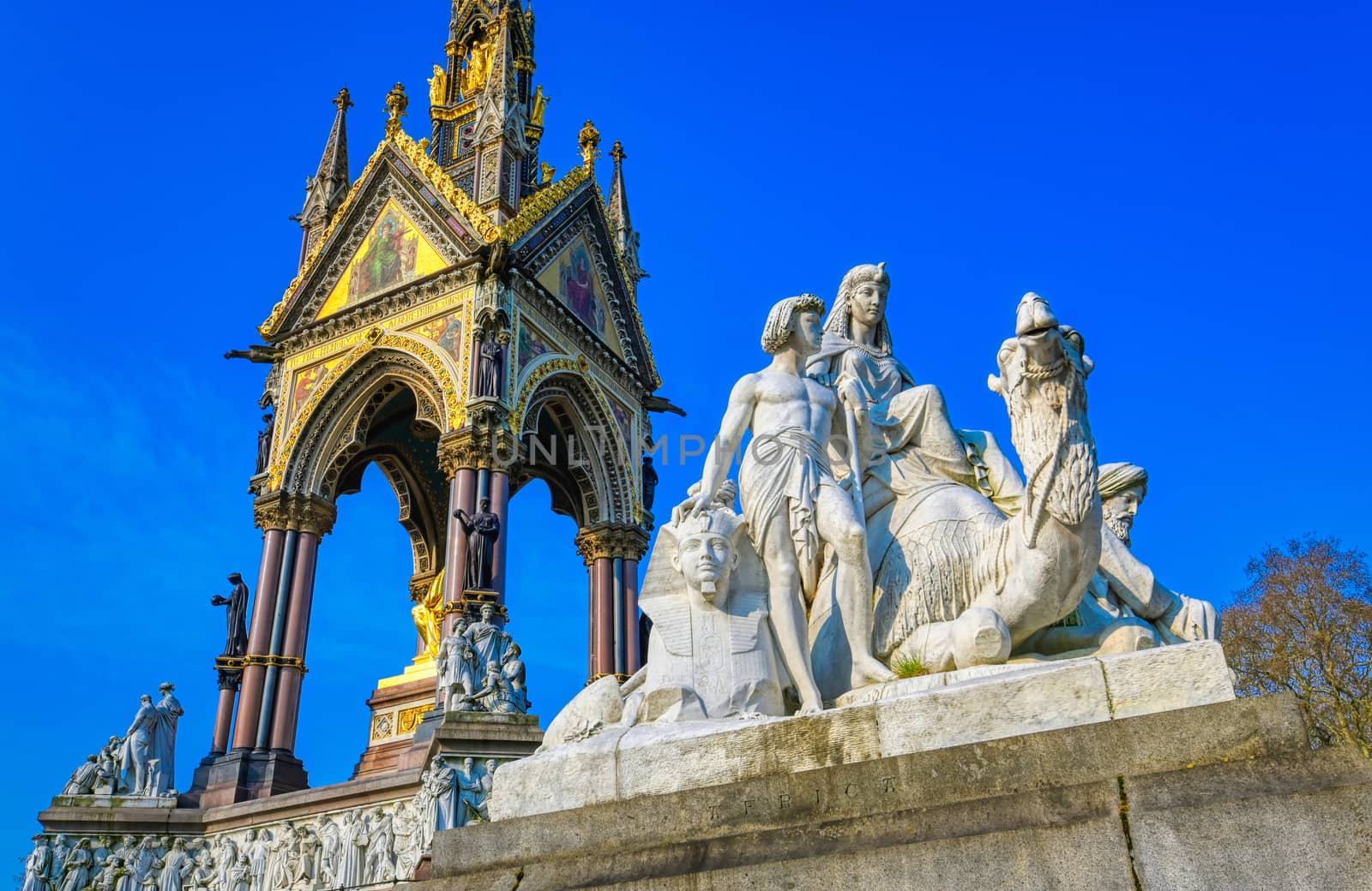 The Albert Memorial, located in Kensington Gardens, London, UK by jbyard22