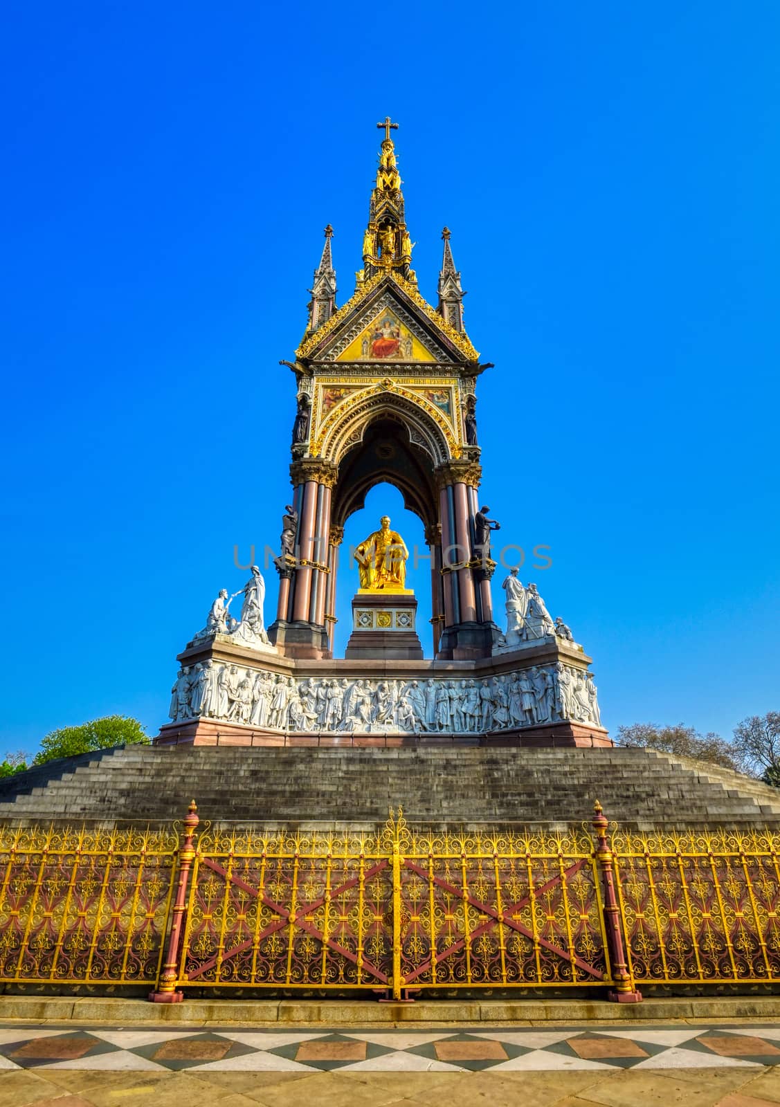 The Albert Memorial, located in Kensington Gardens, London, UK by jbyard22