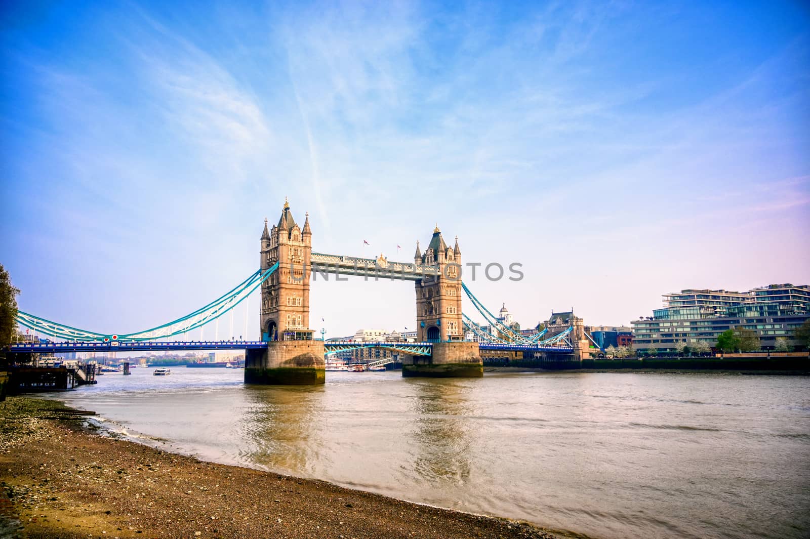 Tower Bridge across the River Thames in London, UK by jbyard22