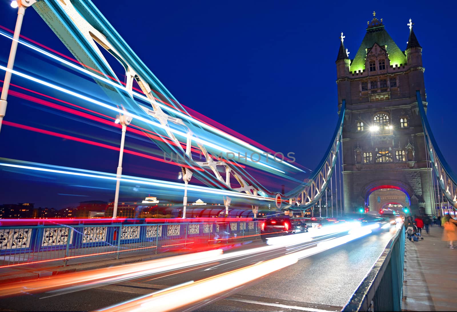 Tower Bridge across the River Thames in London, UK by jbyard22