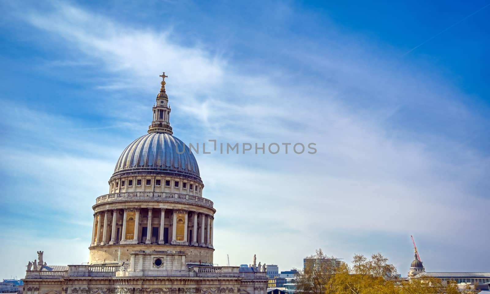 St. Paul's Cathedral in Central London, England, UK.