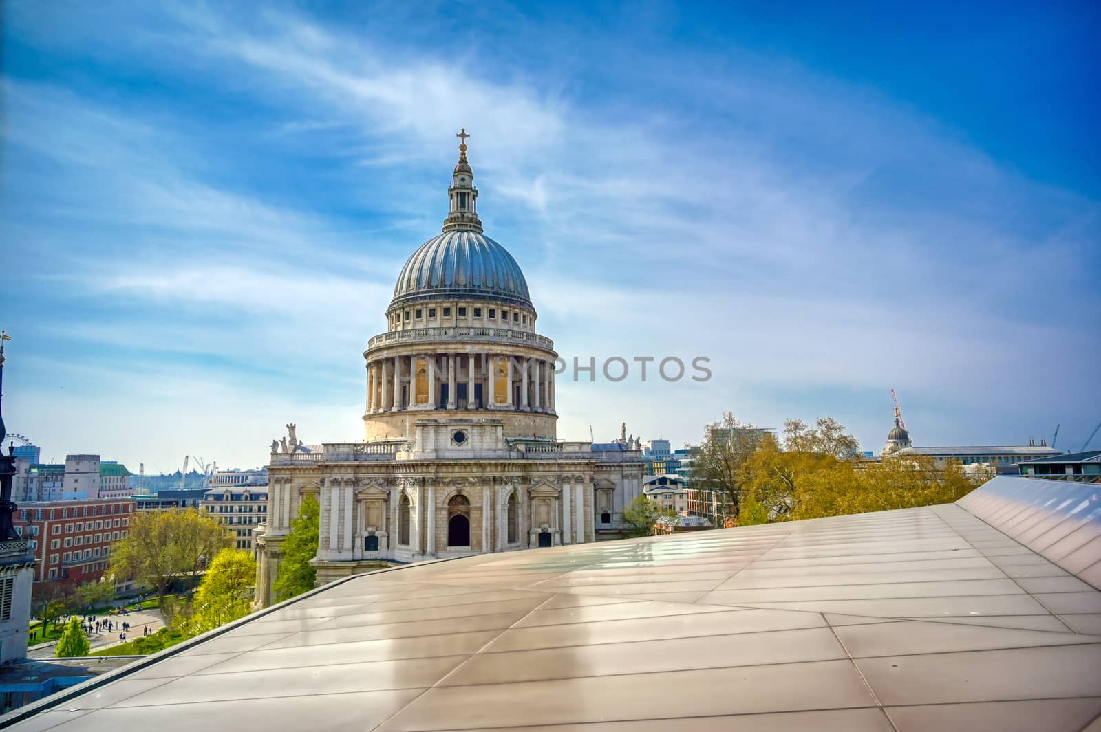 St. Paul's Cathedral in Central London, England, UK.