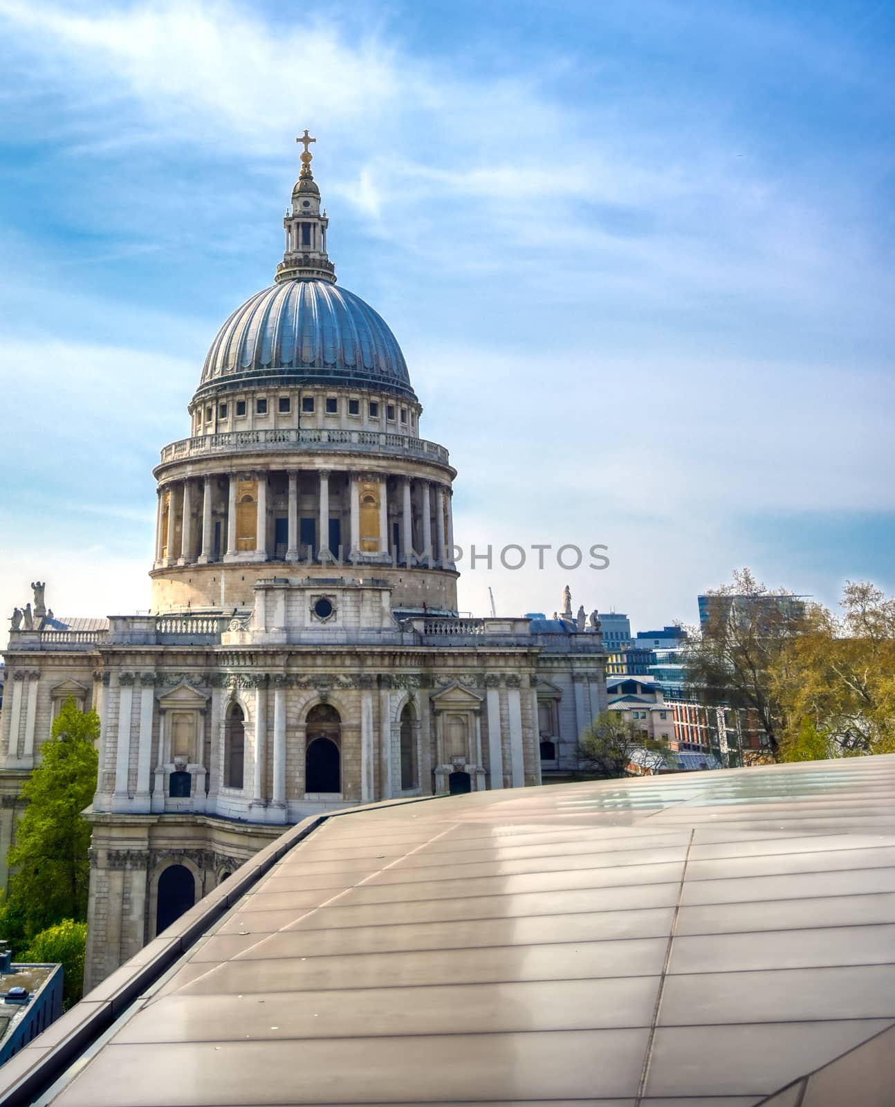 St. Paul's Cathedral in Central London, England, UK.