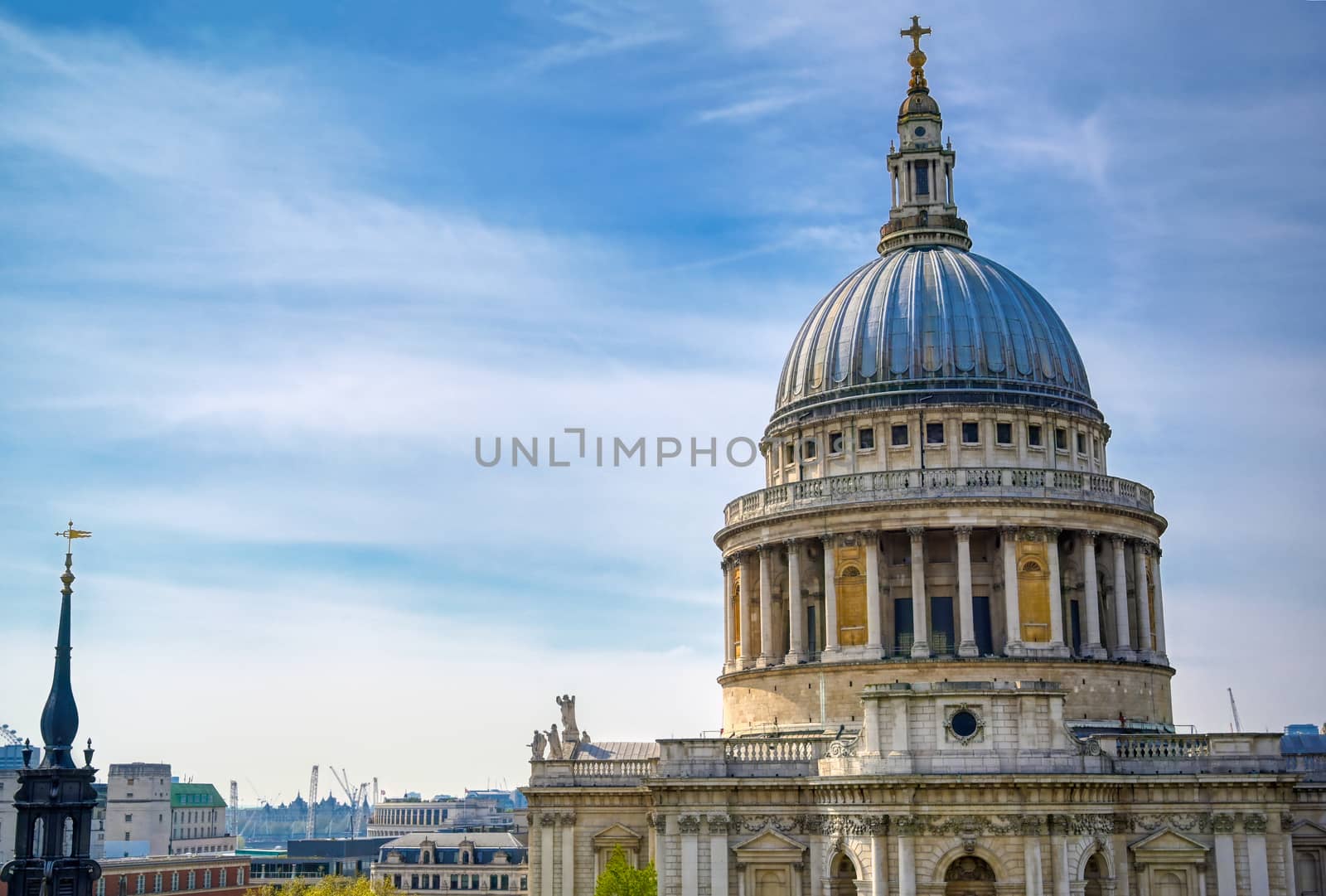 St. Paul's Cathedral in Central London, England, UK.