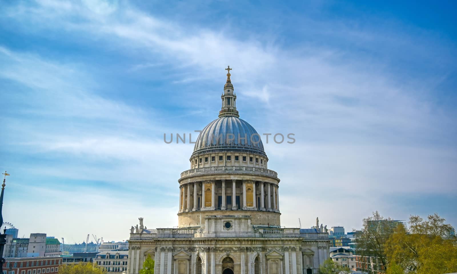 St. Paul's Cathedral in Central London, England, UK.