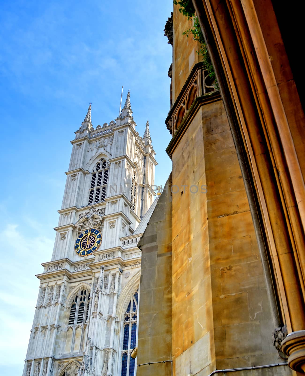 Westminster Abbey on a sunny day in London, UK by jbyard22