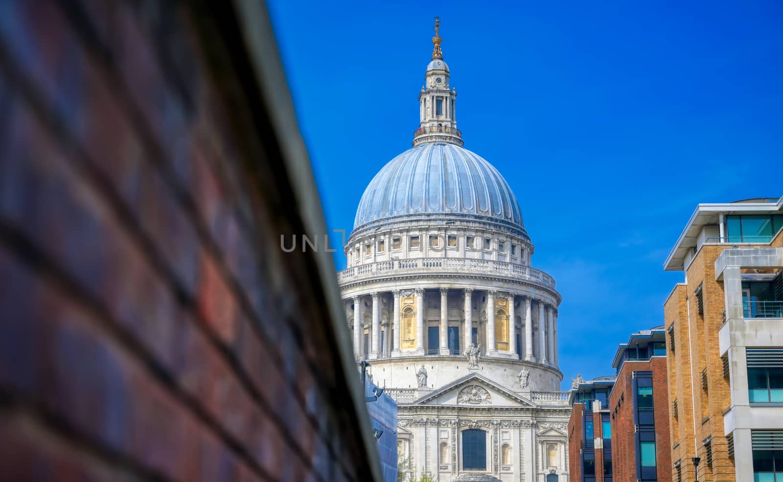 St. Paul's Cathedral in Central London, England, UK.