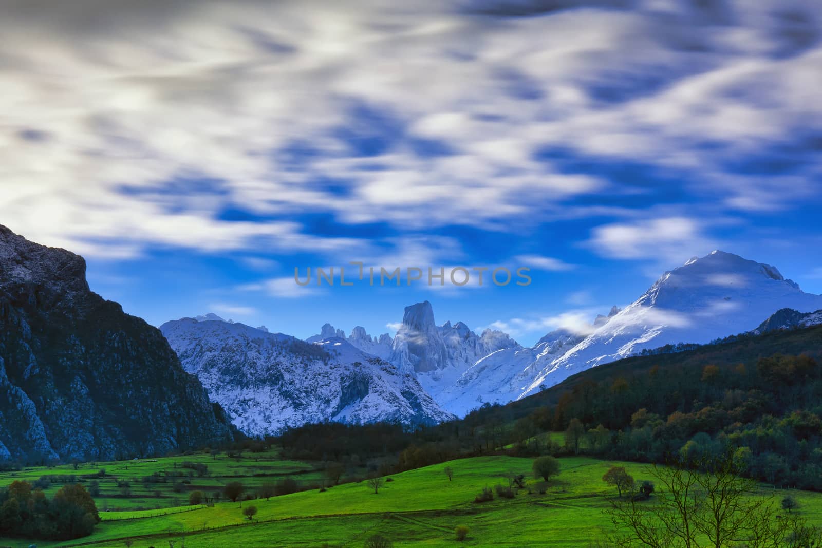 Naranjo de Bulnes (known as Picu Urriellu) in Picos de Europa National Park. by CreativePhotoSpain