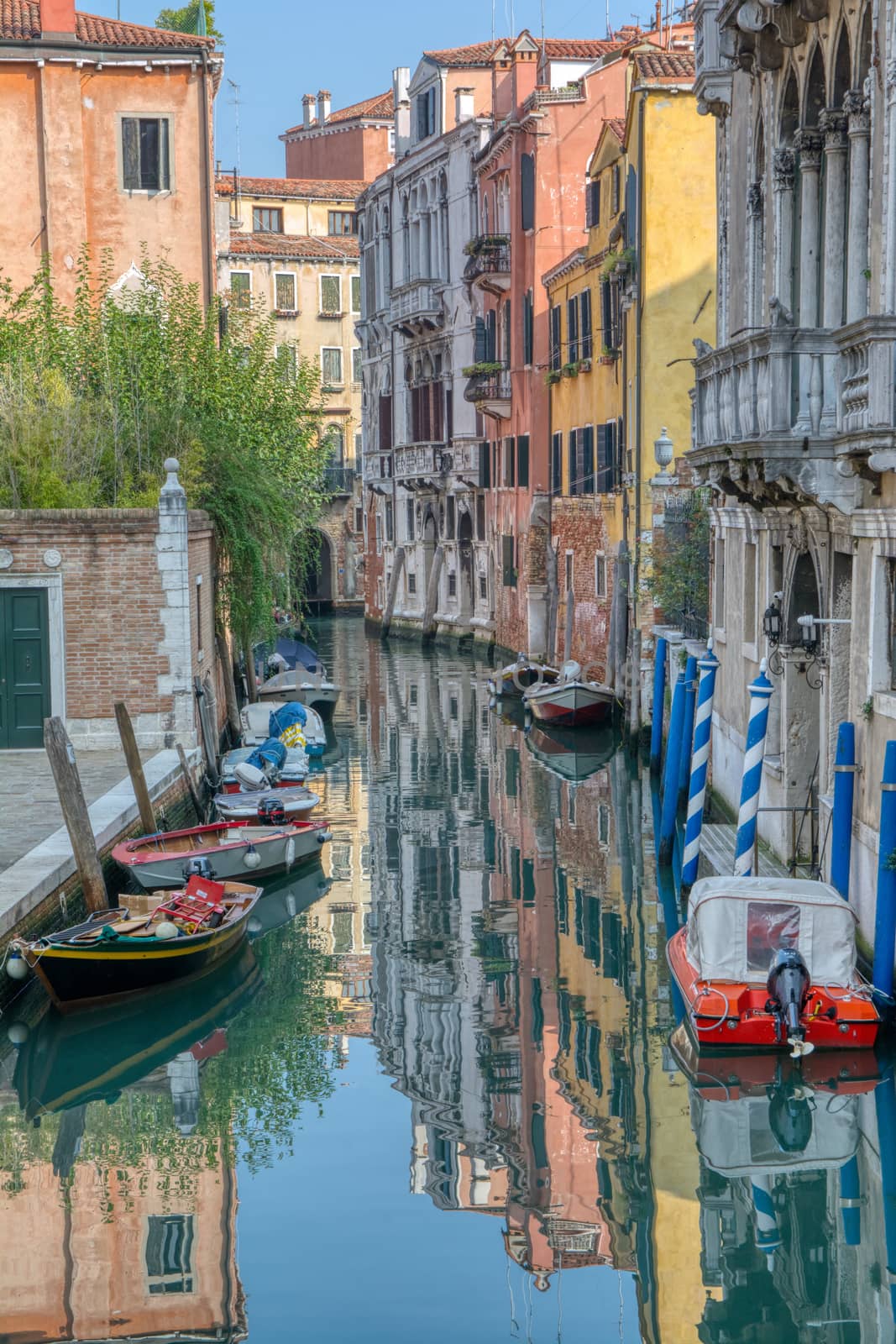 Lonely canal in Venice at sunrise. by CreativePhotoSpain