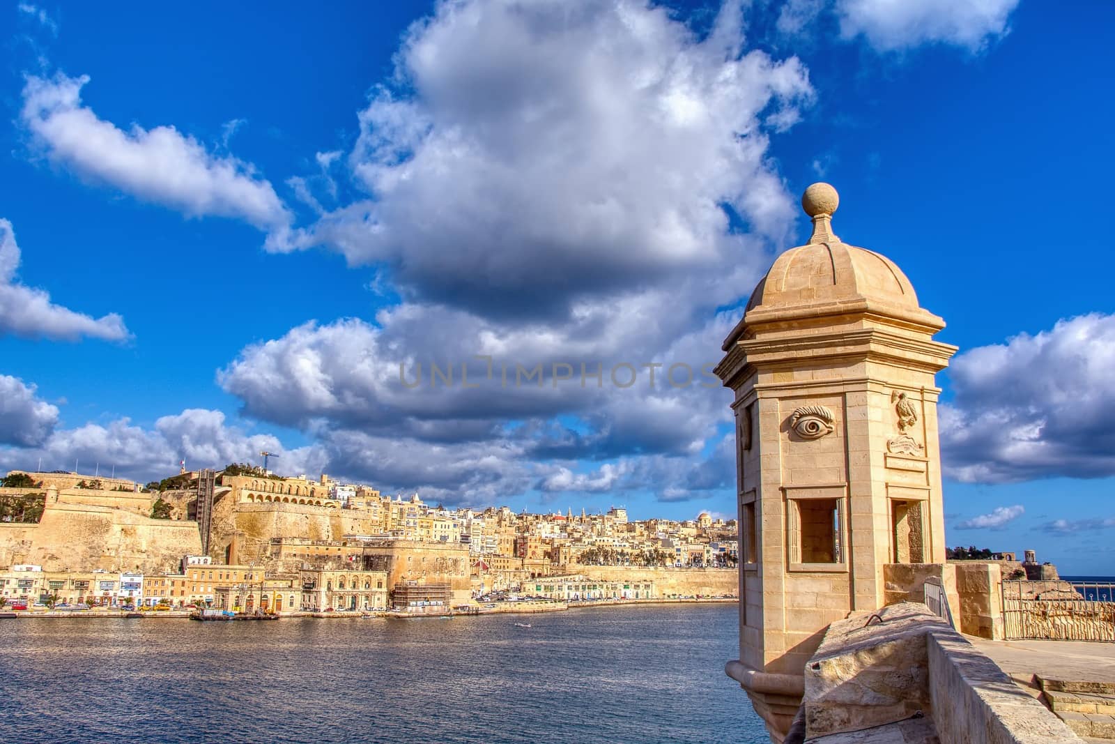 The guard tower Il Gardjola, Malta. by CreativePhotoSpain