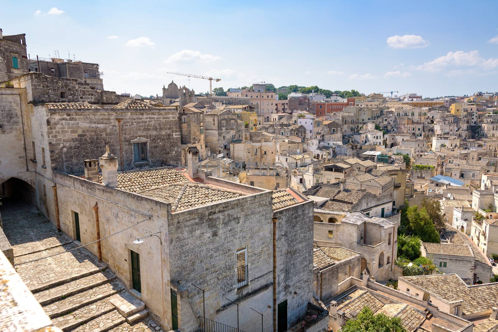 Architecture of the Sassi of Matera, Basilicata, Italy