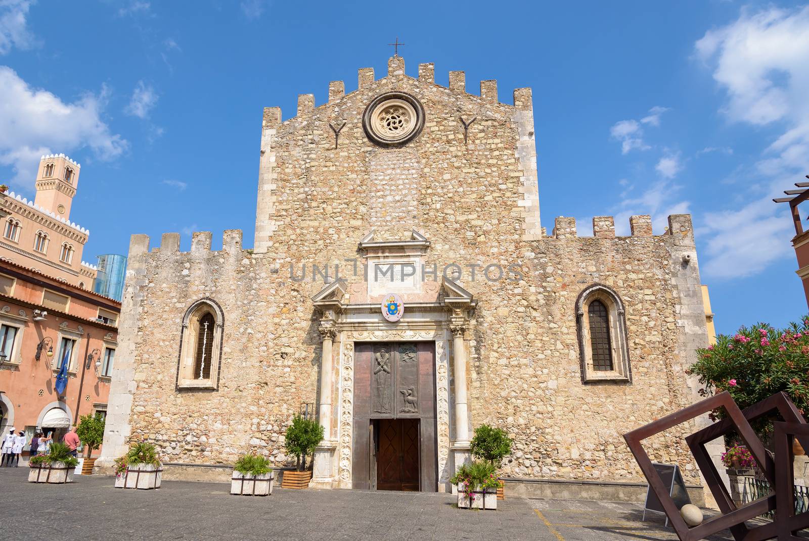 Cathedral of St. Nicholas of Bari in Taormina, Sicily, Italy