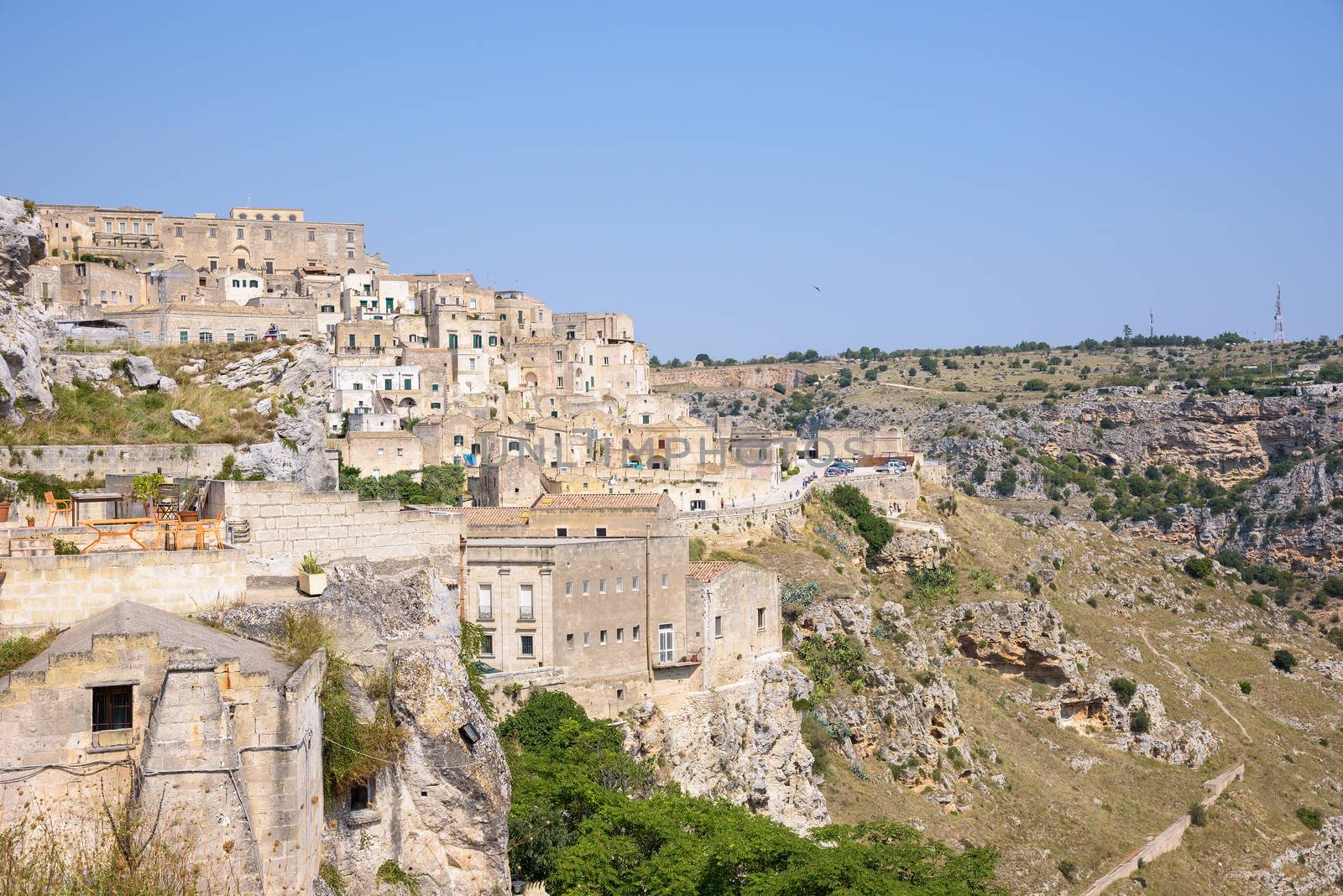 Sasso Caveoso district in the Sassi of Matera, Basilicata, Italy