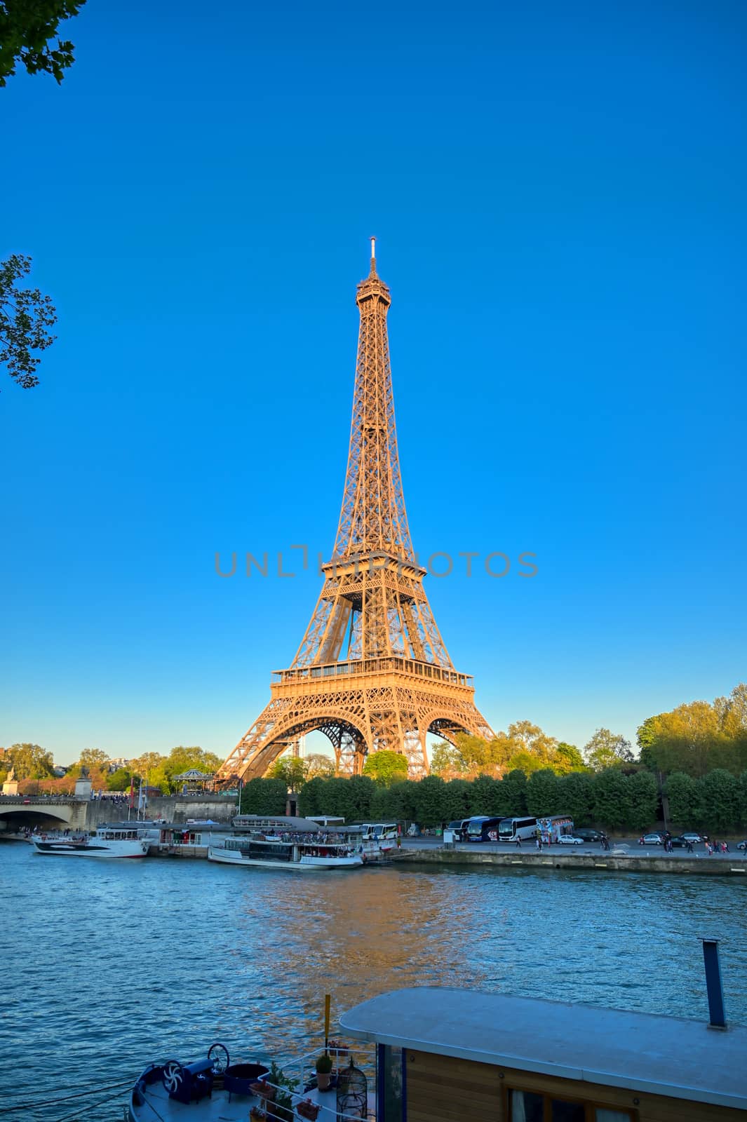 Eiffel Tower across the River Seine in Paris, France by jbyard22