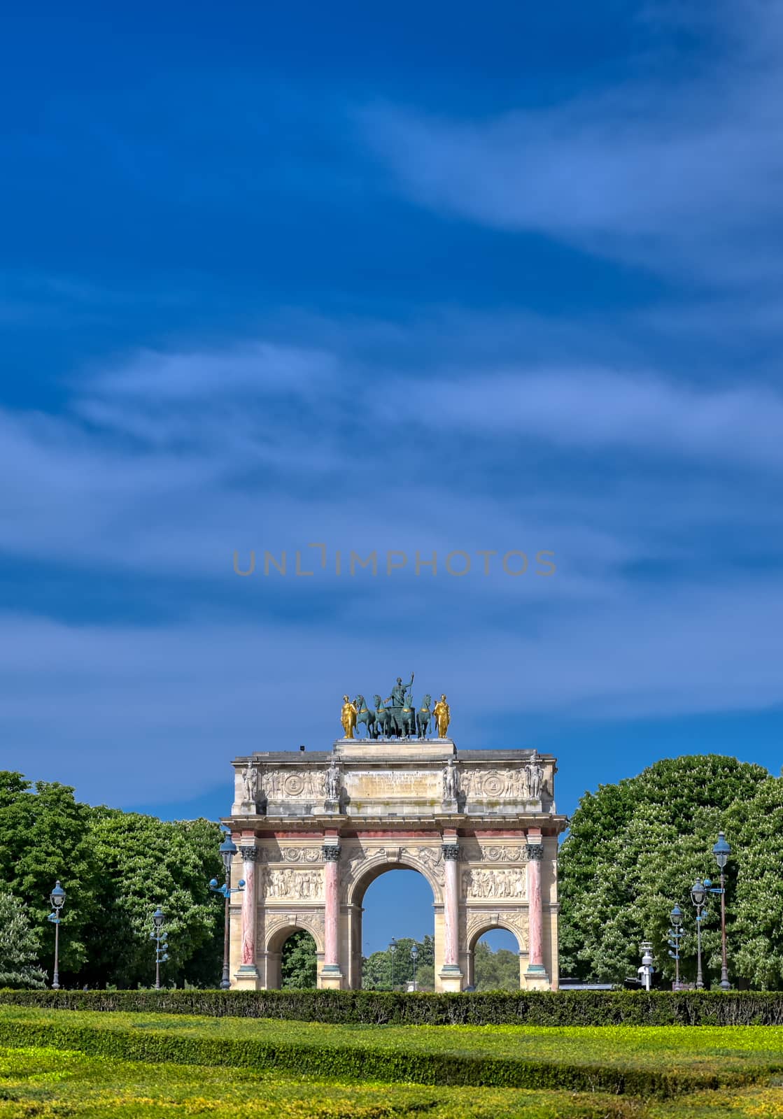 Arc de Triomphe du Carrousel in Paris, France by jbyard22