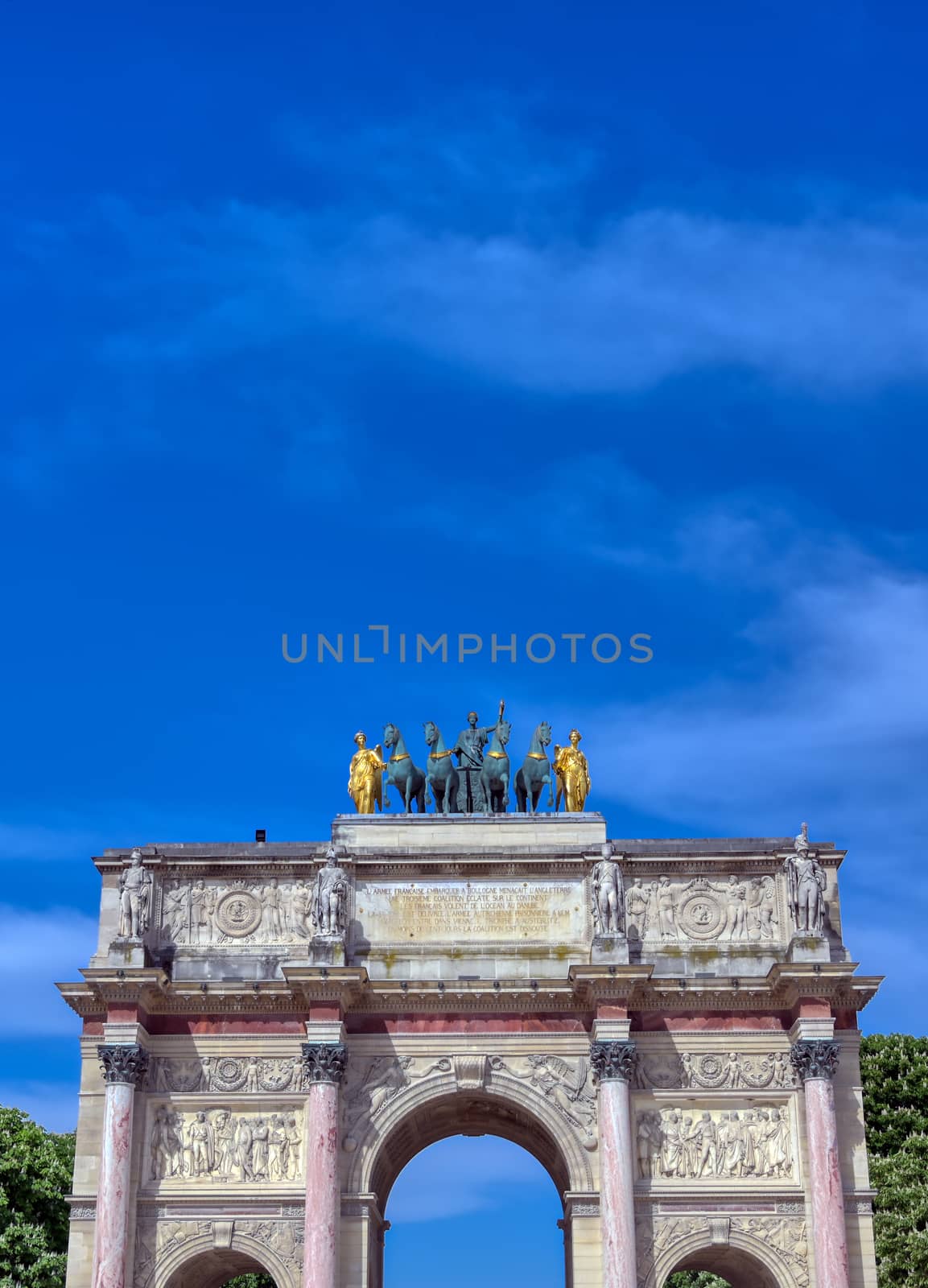 Arc de Triomphe du Carrousel in Paris, France by jbyard22