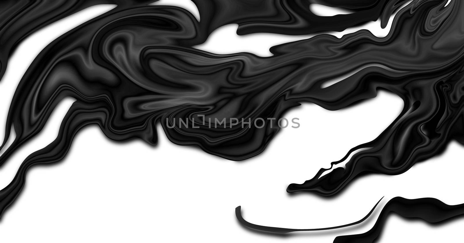 Crude oil on white background by Myimagine