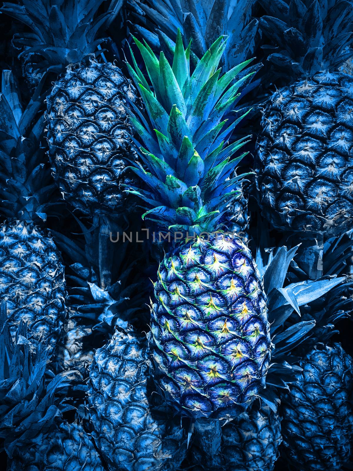 Pineapple texture background tropical fruit by Myimagine