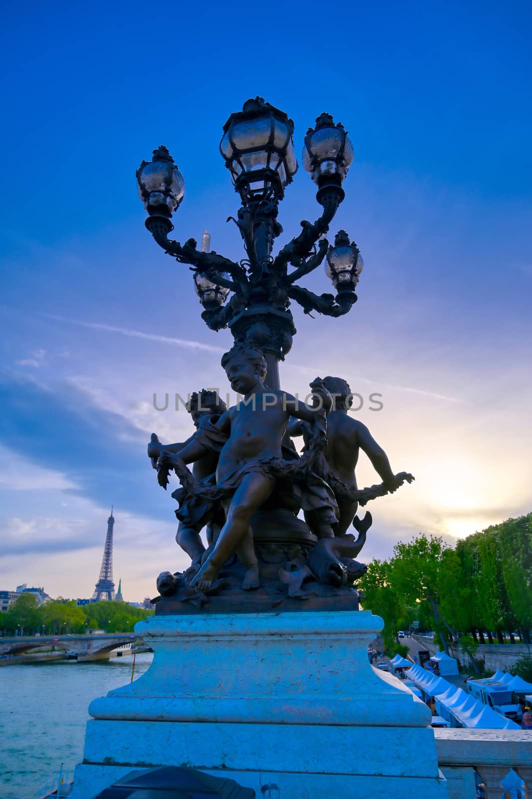 Paris, France from the Pont Alexandre III  by jbyard22