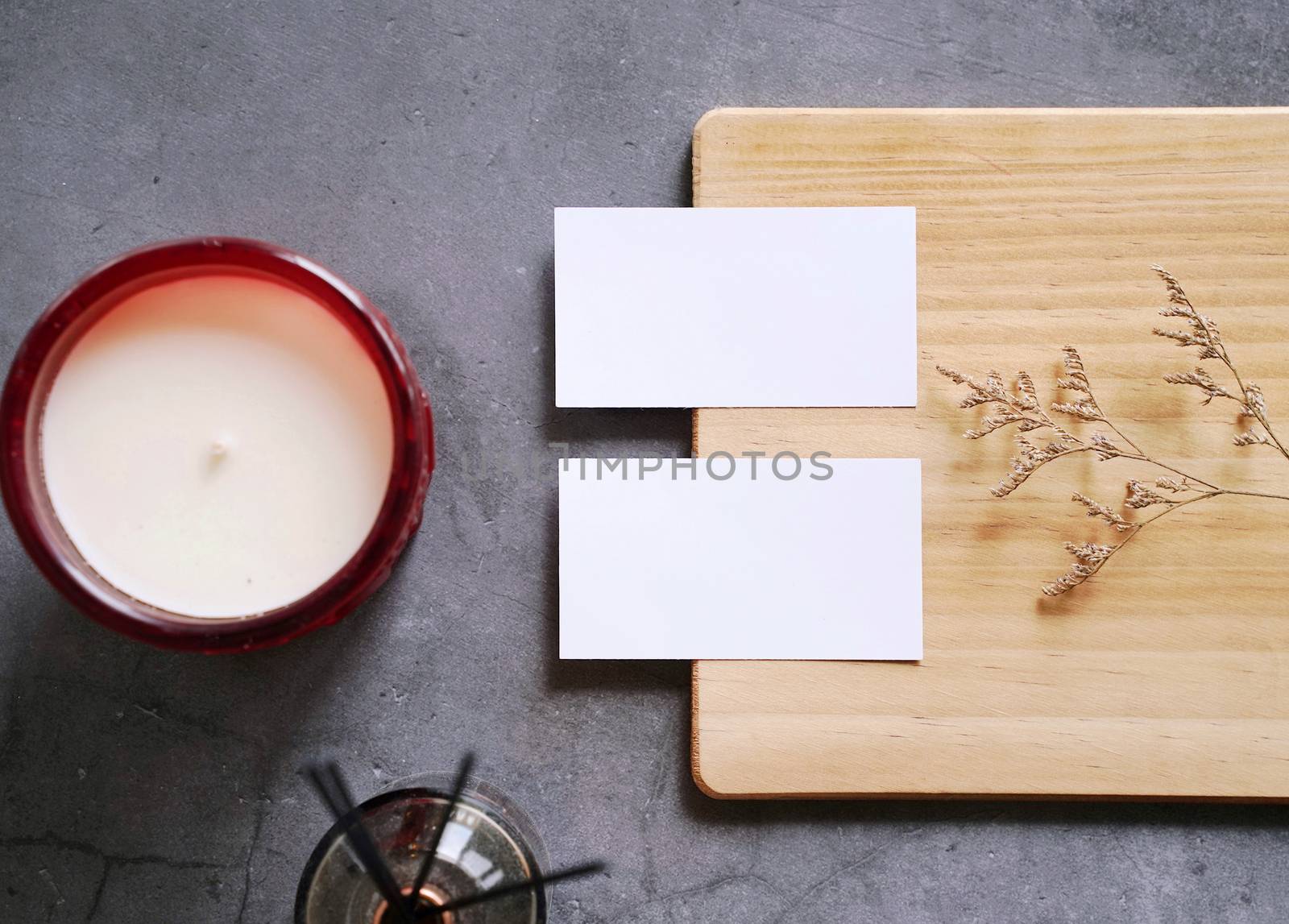Flat lay branding identity of spa and healthcare business items  by nuchylee