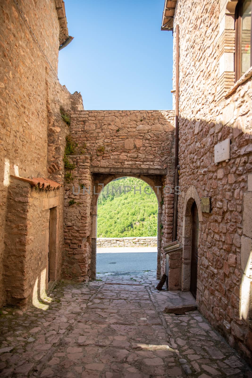 main gate of the village of macerino by carfedeph