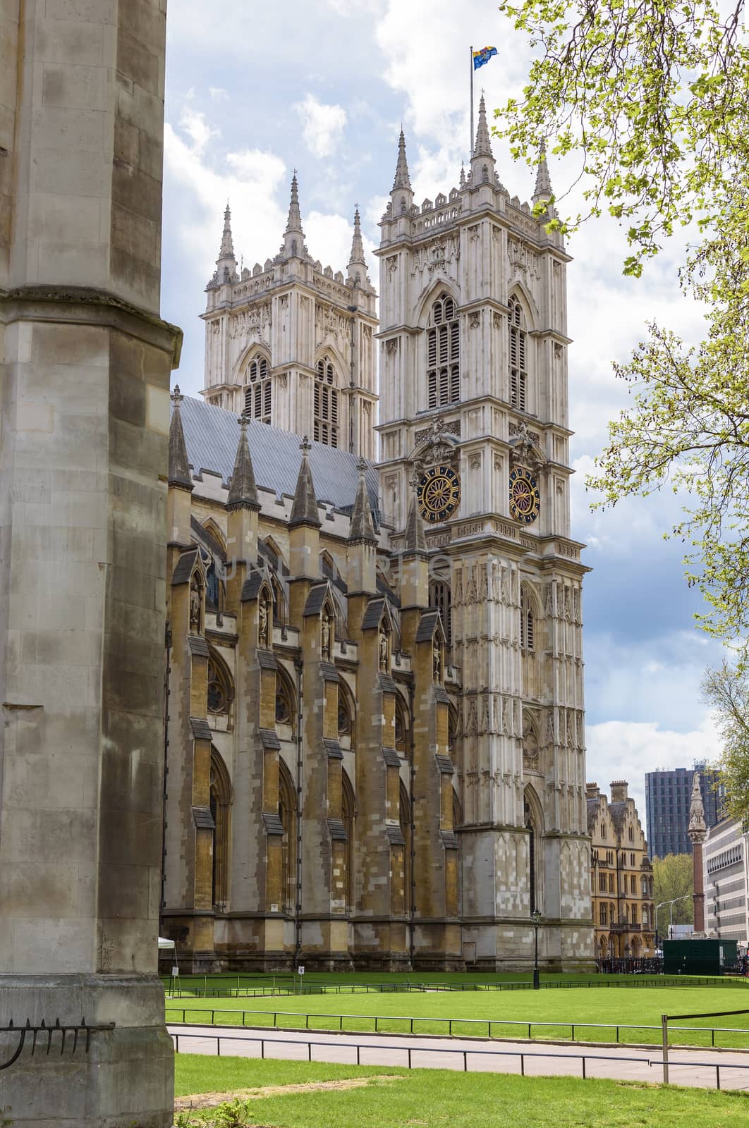 Towers of Westminster Abbey in London by mkos83