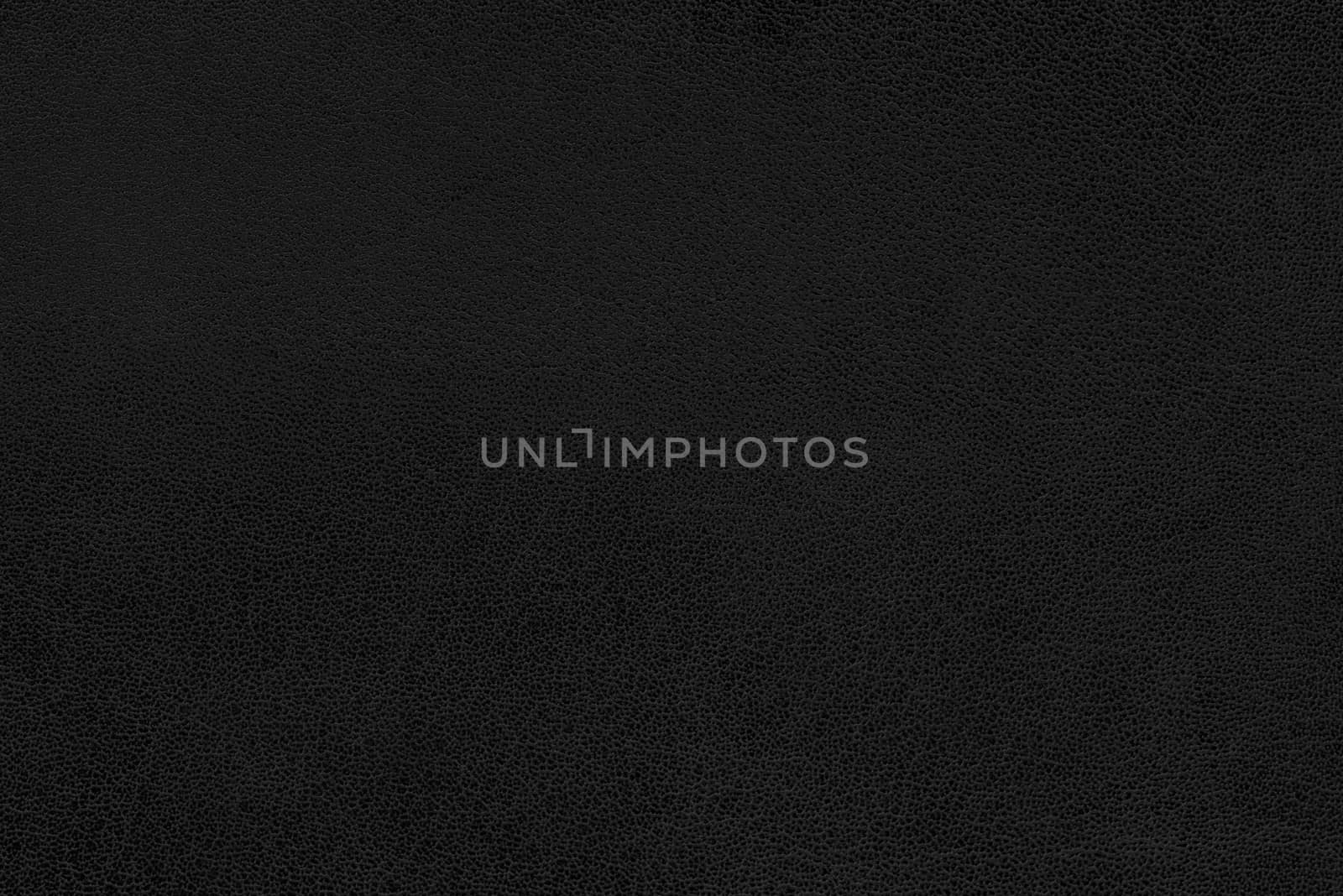 Black colored leather texture as abstract background