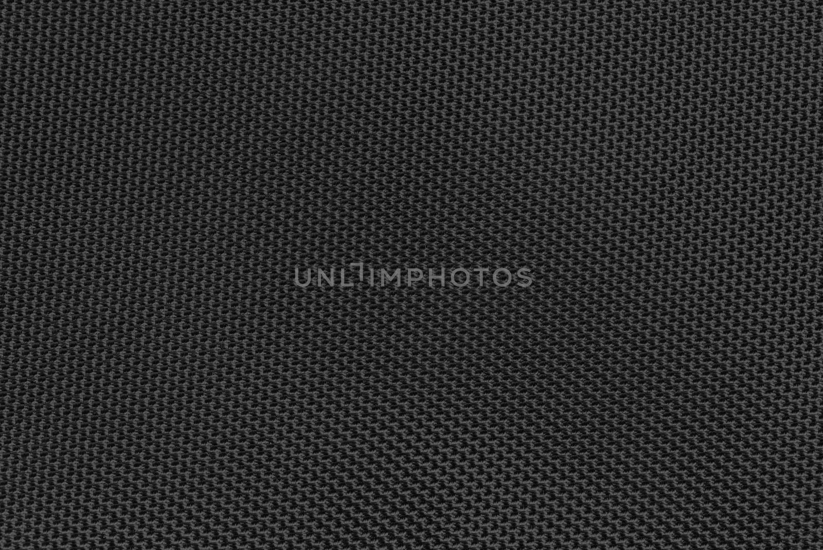 Background or texture made of black woven fiber