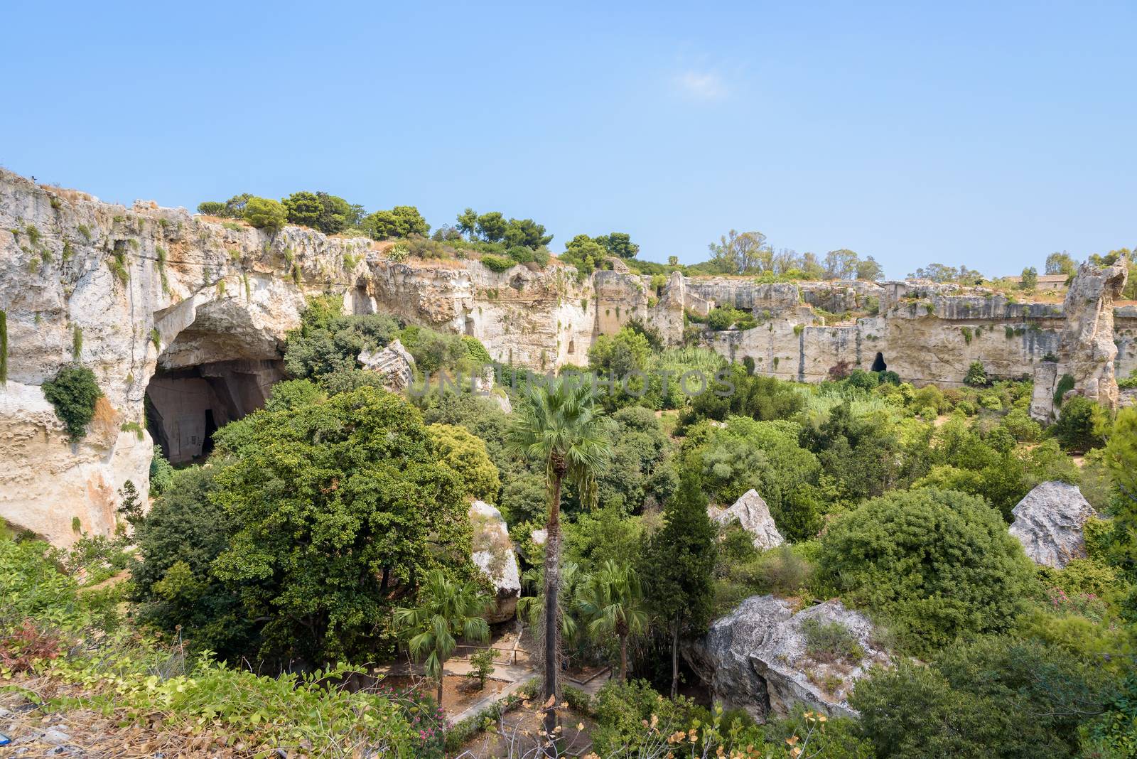 Latomia of Paradise in Neapolis Archaeological Park in Syracuse by mkos83